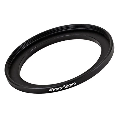 49mm to 58mm 49-58mm Step-Up Stepping Ring Filter Adapter 2Pcs - Image 1 of 2