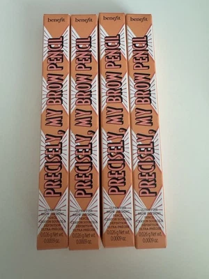 Benefit Precisely, My Brow Pencil - Shade #4 Warm Deep Brown set of 4 mini - Image 1 of 2