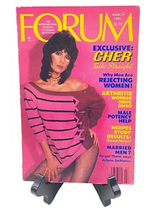 vintage Penthouse Forum adult magazine digest journal March 1981 Cher fishnet - Foto 1 di 18