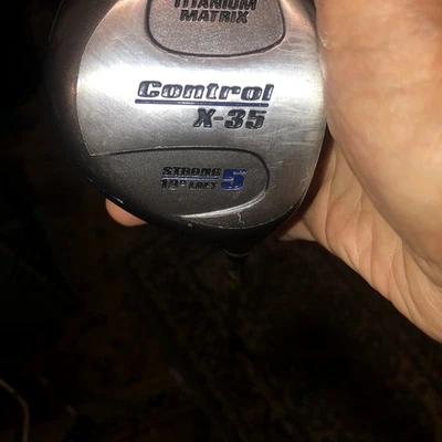 CONTROL X-35 TITANIUM MATRIX STRONG 19*LOFT 5 41” IRON SHAFT RH LOFT 5 - Image 1 of 4