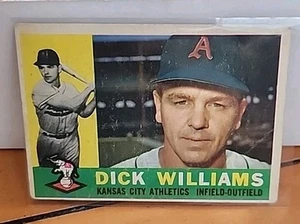 1960 Topps #188 Dick Williams KC Athletics - Picture 1 of 2