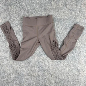 Leggings Carbon 38 Taupe Taglia Small Uncinetto Dettaglio Laterale Palestra Yoga Atletica - Foto 1 di 10