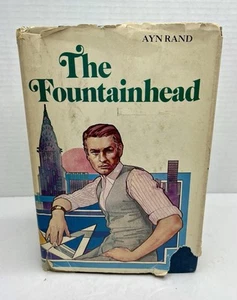 The Fountainhead by Ayn Rand Hardcover Book Book Club Edition 1968 - Picture 1 of 14
