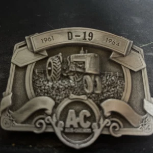 Hebilla de cinturón vintage años 80 EDICIÓN LIMITADA 529/750 “Allis Chalmers AC D-19” - Imagen 1 de 12