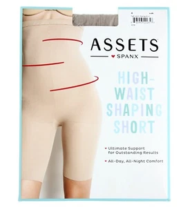 Spanx Assets High Waist Shaping Short Shapewear Mid Thigh Control 871B, Size 4 - Picture 1 of 2
