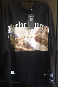 T-SHIRT UOMO MICHELANGELO - Taglia ML - A.P.O.H CREAZIONE DI ADAM-COTONE TACCHINO-NUOVA CON ETICHETTE - Foto 1 di 10