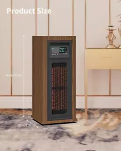 Elektrischer Kamin Elektro Kamin Ofen Heizung Heizlüfter Feuereffekt Standkamin - Bild 1 von 6
