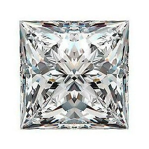 New .17 cttw 3MM Lab Lannyte Princess Cut Simulated Diamond Loose Stone - Image 1 of 1