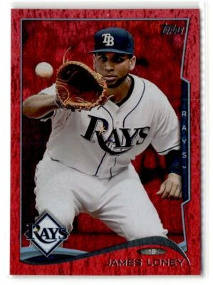 James Loney Tampa Bay Rays 2014 Topps Red Foil #328 - Image 1 of 2