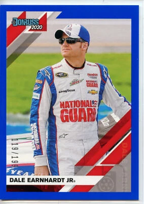 2020 Donruss Racing NASCAR BLUE Parallel #94 Dale Earnhardt Jr #119/199 - Image 1 of 2