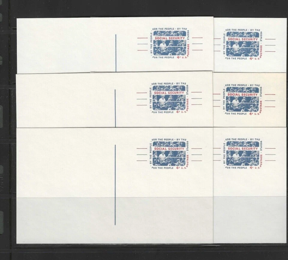 New Small Pack of 6 UX50 U. S. Mint Postal Cards - Image 1 of 1