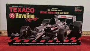 Michael Andretti 1996 Texaco Havoline Racing 1/24 Die Cast Bank Formula 1 - Foto 1 di 4
