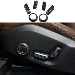 For Volvo XC90 2016-2023 ABS Carbon Fiber Electric Seat Adjustment Cover Trim - Picture 1 of 8