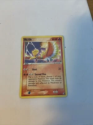 Ho-oh Reverse Holo Pokemon Ex Unseen Forces 27/115 NM - Image 1 of 2
