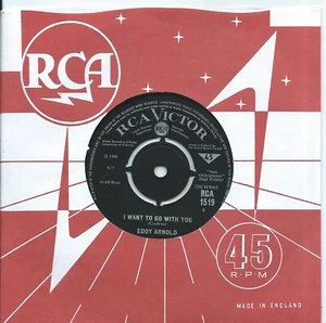 Eddy Arnold:I want to go with you/Mary Claire Melvina Rebecca Jane:UK RCA Victor - Picture 1 of 2