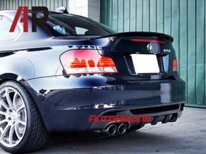 BMW E82 118i 128i 135i 1M Performance Coupe Carbon Fiber Trunk Wing Spoiler Lip - Picture 1 of 2
