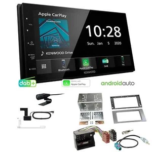 Kenwood Autoradio Apple CarPlay Android DAB+ für Ford Fusion 2005-2012 silber - Bild 1 von 6