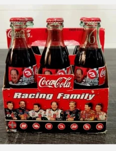 1999 Racing Family Dale Earnhardt Sr./Jr. 6 pack Coca-Cola 8 FL OZ bottles FULL - Picture 1 of 24