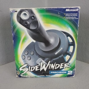 Microsoft SideWinder Precision 2 PC USB Controller Flight Joystick GETESTET L@@K - Bild 1 von 6