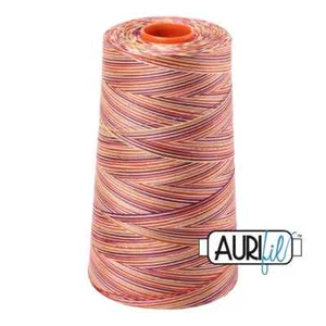 4648 Desert Dawn Aurifil Mako 50wt Variegated Cotton Large Thread Cone 6452yds - Picture 1 of 1