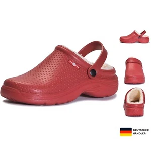 Eagsouni Damen Herren Lined Clogs Winter Hausschuhe Gefüttert Pantoletten Gar... - Bild 1 von 9