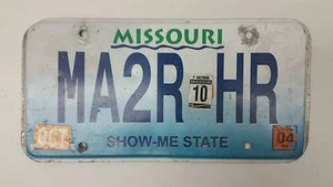 2010 MISSOURI Show-Me State License Plate MA2R-HR - Picture 1 of 1