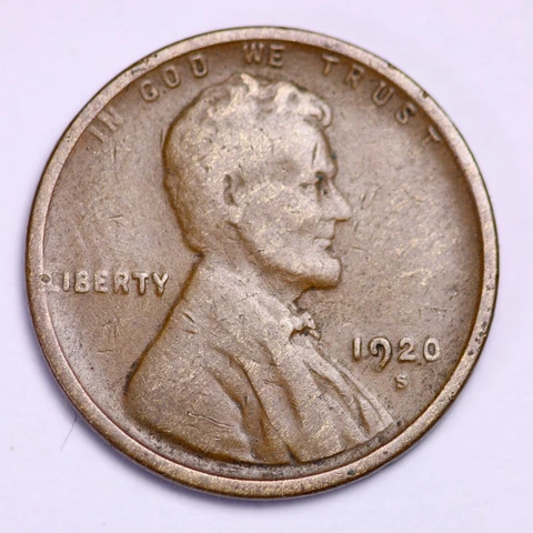 1920-S Lincoln Wheat Cent Penny LOWEST PRICES ON THE BAY!  FREE SHIPPING! Cover