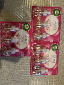 3 X3 Pack Of Air Wick Pure Tropical Flowers Scented Oil Plug-In Total 9 Refills - Picture 1 of 1