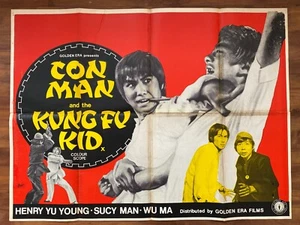 Con Man and the Kung Fu Kid, 1974 original uk Quad poster - Picture 1 of 2