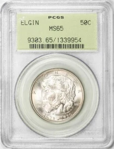 1936 Elgin Commemorative Half Dollar PCGS OGH MS65 - Picture 1 of 2