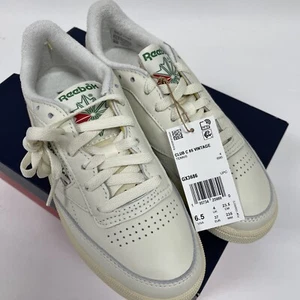 Reebok Club C 85 Vintage Damen-Tennisschuhe kreidefarben/alabaster/grün Größe wählbar - Bild 1 von 17