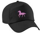 pink horse, baseball cap, animals pet pony equine equestrian hooves stables 6888