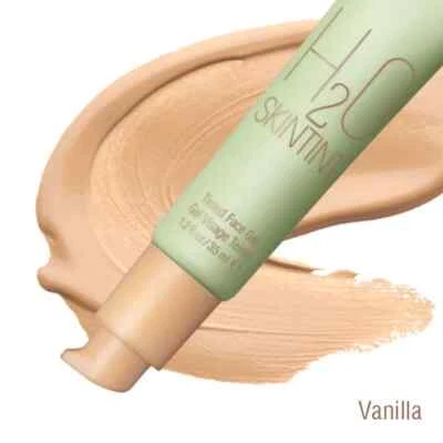 PIXI By Petra H20 SkinTint TINTED Moisturizer Face Gel VANILLA Clean Makeup NEW - Image 1 of 4