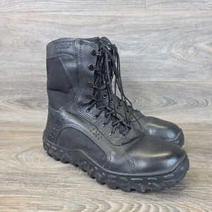 Rocky Military Boots Mens 12W S2V Special Ops Black Leather Tactical Combat USA - Picture 1 of 17