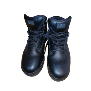 Botas bajas de cuero negras Ortholite tácticas 5.11 ex operador de seguridad policial - Imagen 1 de 7