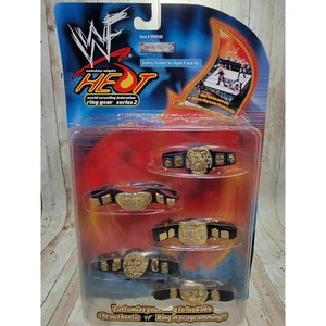 2001 Jakks Pacific WWF Sunday Night Heat Ring Gear 5 Belt Series 2 - Picture 1 of 5