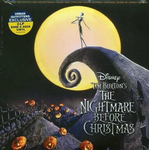 TIM BURTONS' NIGHTMARE BEFORE CHRISTMAS (2LP) [AQUA/BONE]  SEALED LP! (MINT) - Picture 1 of 2