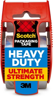 Heavy Duty Shipping Packing Tape, Clear, Shipping and Packaging Supplies, 1.88 I - Image 1 of 4