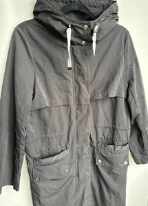 Mango Casual Men’s Hooded Light Weight Trench Coat Jacket Size Small - Picture 1 of 12