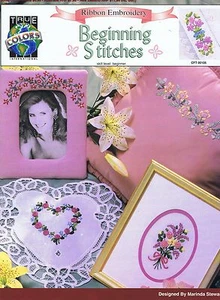 Beginning Stitches In Ribbon Embroidery Pattern Instructions Beginner - Picture 1 of 9