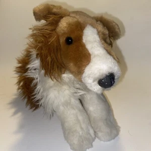 Animal Alley Toys R Us Collie Welpe Hund Stofftier Plüschtier realistisch LESEN - Bild 1 von 14