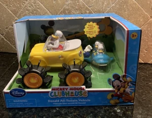 New Disney Store Mickey ClubHouse Donald Duck All Terrain Vehicle w/ Huey Dewey  - Picture 1 of 7