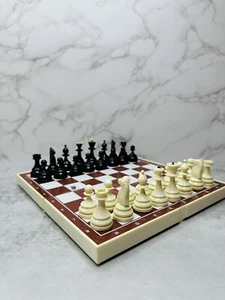 Chess Vintage USSR Soviet Set Plastic Russian Full Tournament Antique Old Rare - Picture 1 of 20
