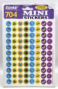 Vintage Eureka Paper Magic Mini Stickers INSECTS Butterflies Bees Bugs RARE New! - Picture 1 of 3