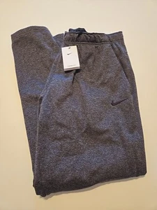 Nike Men's Therma Fit Standard Fit Open Hem Fitness Pants Charcoal Grey Size XXL - Picture 1 of 8