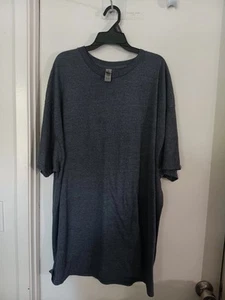 GILDEN MENS BLUE T-SHIRT SHORT SLEEVES SIZE 2XL - Picture 1 of 2