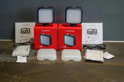 Two Godox Litemons Led 6R RGB Colour Video Light 13 FX effects - Image 1 of 4