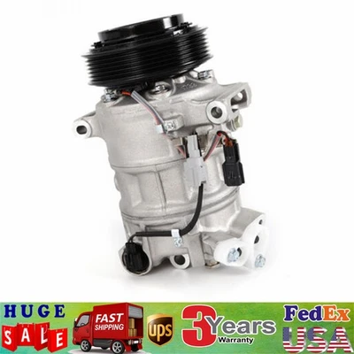 A/C Compressor For 2013 2014 2015 Nissan Sentra 1.8L Air Conditioner With Clutch - Image 1 of 4