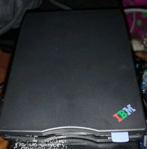IBM USB Portable Diskette Drive Tested With Carrying Case - Picture 1 of 4