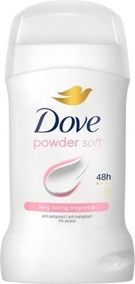 Dove Powder Soft Women's Antiperspirant Deodorant Cream Stick for 48 hour sweat